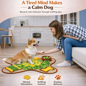 Tapis de reniflement pour chiens, chats, lapins et petits animaux – Puzzle d'alimentation, entraînement olfactif et recherche de nourriture - Product Image 5