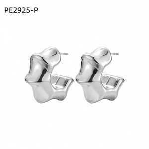 Amy Amy Fashion <b>Cuff</b> <b>Earrings</b> PE2925 Silver Plated Geometric Women's Party Jewelry - Product Image 3