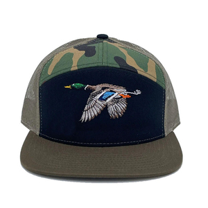 Custom Wholesale High Quality Ri 168 Trucker Hat Custom Mesh Gorras Woven Patch Logo Hunting <b>Cap</b> Outdoor <b>Camo</b> Trucker Hat - Product Image 1