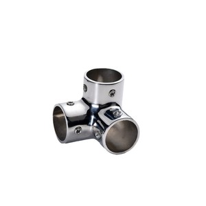 Conector de Tubo Redondo de Acero Inoxidable, Conexión de 3 Vías, Accesorio Marino para Barcos - Product Image 1