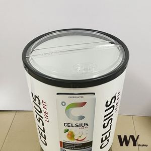 Cubo de Hielo Moderno de Acero Inoxidable con Impresión Completa de 20*19.5cm para Vino, Cerveza y Cócteles - Almacenamiento y Enfriamiento de Bebidas para Bares y Fiestas - Product Image 3