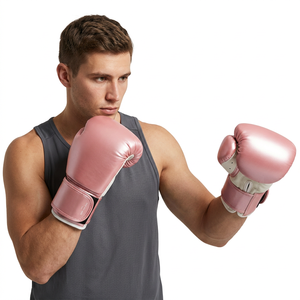 Winning Heavy Duty Latex Men Women 12oz PU Leather Boxing <b>Gloves</b> <b>Moisture</b> Wicking Breathable Adjustable Hook Loop Closure for - Product Image 6