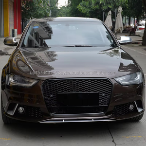 Nouvelle calandre PNB OEM compatible avec Audi A4L B8.5 S4 RS4 13-16 |   Cadre noir brillant |   Matériau ABS de haute qualité |   Installation facile |   Rapide - Product Image 6