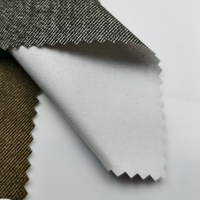 Tissu en cuir PU en gros avec support tricoté, anti-moisissure et résistant à l'abrasion pour vestes matelassées