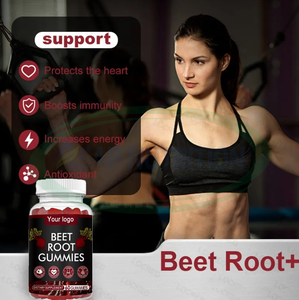 Gomitas Veganas de Remolacha de Marca Privada OEM ASAP, Superalimento Sin Azúcar, Refuerzo Inmunológico, Grado Alimenticio Orgánico, Para Adultos, 60 Unidades - Product Image 4