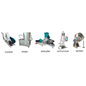 Ligne de production complète d'extrudeuse de granulés humides pour la fabrication d'aliments pour animaux de compagnie, chiens, poissons, lapins, crevettes - Product Image 2