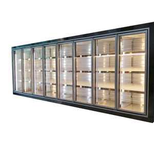 Pièces de réfrigérateur de boissons froides de refroidisseur de vue <span class=keywords><strong>claire</strong></span> porte en verre utilisée pour le refroidisseur transparent de bouteille de réfrigérateur marcher dans la chambre froide de congélateur - Product Image 6