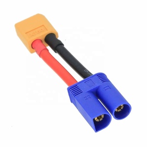 Câble adaptateur Amass XT60 vers EC5 12AWG 100mm Mâle Femelle pour chargeur de batterie LiPo RC Pièces DIY - Product Image 4