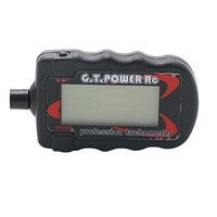 G.T. Tachometer Optik Digital Profesional Model Power RC Motor, Dapat Menyimpan Data RPM Puncak untuk 2-9 Bilah