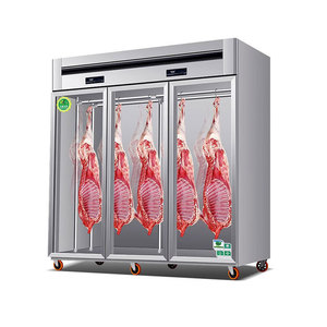 Vitrine Réfrigérée Commerciale Verticale en Acier Inoxydable pour Boucherie et Supermarché - Product Image 1