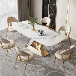 Tables et chaises de café d'hôtel design rouge de réseau nordique pour la maison italienne minimaliste de luxe simple et moderne