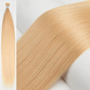 Ombre tóc vàng tổng hợp mở rộng bó thẳng chịu nhiệt sợi không ngọn lửa tổng hợp thẳng bện bó mở rộng - Product Image 4