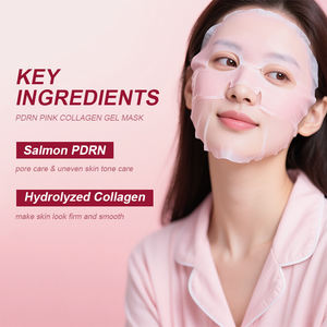 Diwo OEM Private Label PDRN Pink Collagen Gel Gesichts maske Gesichts maske Feuchtigkeit spendende straffende und feuchtigkeit spendende Anti-Aging-Gesichts maske - Product Image 5