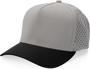 Chapeau Snapback personnalisé | Casquette vierge à 5 panneaux pour hommes et femmes | Casquette Performance Bill respirante, légère et incurvée - Product Image 2