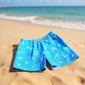 Shorts de plage pour hommes HDJ, séchage rapide, tissu tissé, vêtements de bain décontractés, tailles S M L XL XXL - Product Image 1