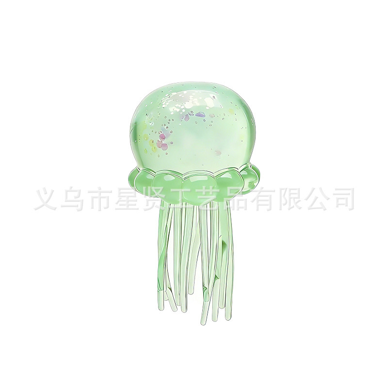 ของเล่นบีบแมงกะพรุน [สีเขียว]