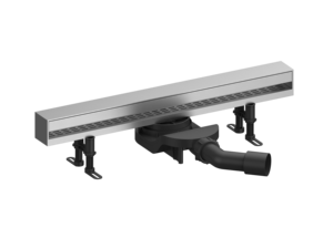 Bonde de <span class=keywords><strong>douche</strong></span> rectangulaire murale en acier inoxydable moderne à haut débit pour salle de bain avec <span class=keywords><strong>siphon</strong></span> - Product Image 3