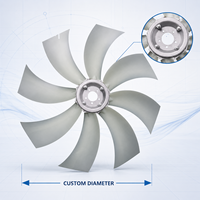 Ventilateurs axiaux à 8 pales en nylon WindRise S14-PAG à angle réglable pour pulvérisateur, moissonneuse, chariot élévateur