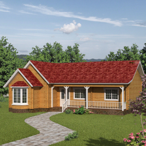 <span class=keywords><strong>Casa</strong></span> de madera prefabricada con temática forestal de dos dormitorios Villa <span class=keywords><strong>tranquila</strong></span> y cómoda con marco de madera cerca de la naturaleza - Product Image 1