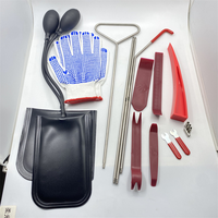 Kit d'ouverture rapide automatique de porte pour serrurier, kit d'ouverture de porte d'urgence pour voitures avec peu de clés
