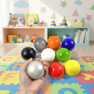 Pelota Antiestrés <span class=keywords><strong>de</strong></span> Espuma <span class=keywords><strong>de</strong></span> PU con Logotipo Personalizado, Forma Redonda, Ideal <span class=keywords><strong>para</strong></span> Regalos Promocionales Empresariales - Product Image 1