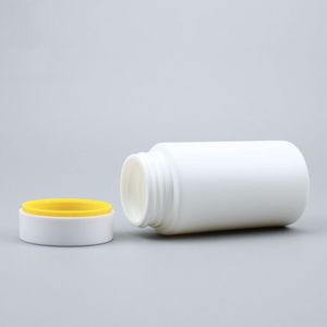 70ml-250ml HDPE Plastique Vitamine Médecine Bouteille Blanc Capsule Pot avec Lotion/Shampooing Utiliser pour Pilules Gummies Comprimés Suppléments - Product Image 6