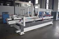 Máquina Automática para Plegar y Encolar Cajas de Cartón, Selladora de Cajas de Cartón Corrugado de Alta Velocidad con Contador