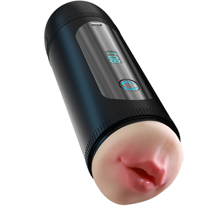 เครื่องช่วยสำเร็จความใคร่ Jiba PRO แบบอัตโนมัติเต็มรูปแบบ วัสดุ TPE ชาร์จด้วย USB กันน้ำระดับ IPX7 เป็นมิตรต่อสิ่งแวดล้อม รูปทรงเครื่องบิน - Product Image 2