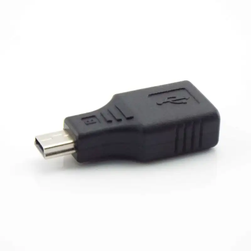 Universal USB 2.0 A À Mini B 5-Broches Femelle Mâle Adaptateur Mini Type-UN B Jack Splitter pour Téléphone Intelligent OTG Convertisseur
