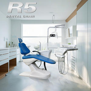 Fauteuil dentaire Hori électrique bleu avec crachoir en céramique, en plastique et acier, Foshan Guangdong Horir5 - Product Image 3