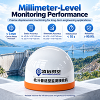 Récepteur de surveillance GNSS haute précision GPS BDS GLONASS Galileo 4G pour la surveillance des glissements de terre et des barrages