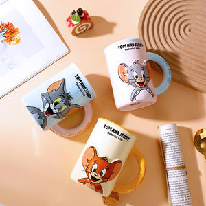 Tazza in Ceramica con Design in Rilievo di <span class=keywords><strong>Tom</strong></span> e <span class=keywords><strong>Jerry</strong></span>, per Ufficio e Casa, Tazza da Caffè dall'Estetica Elevata - Product Image 3