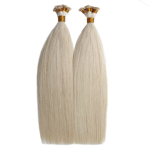 ผมต่อแบบแฮนด์ไทด์ รัสเซีย เกรดพรีเมียม แท้ 100%  แบบดับเบิ้ลดรอน สีบลอนด์หรูหรา - Product Image 4