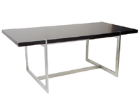 Table de conférence en bois et acier de direction moderne chaise de bureau de formation simple bureau de négociation des employés