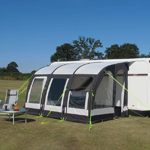 Ánh sáng Caravan cắm trại lều 3 cử<span class=keywords><strong>a</strong></span> nhanh chóng-pitch không thấm nước Inflatable Caravan hiên mái hiên RV phụ lục cho xe - Product Image 1