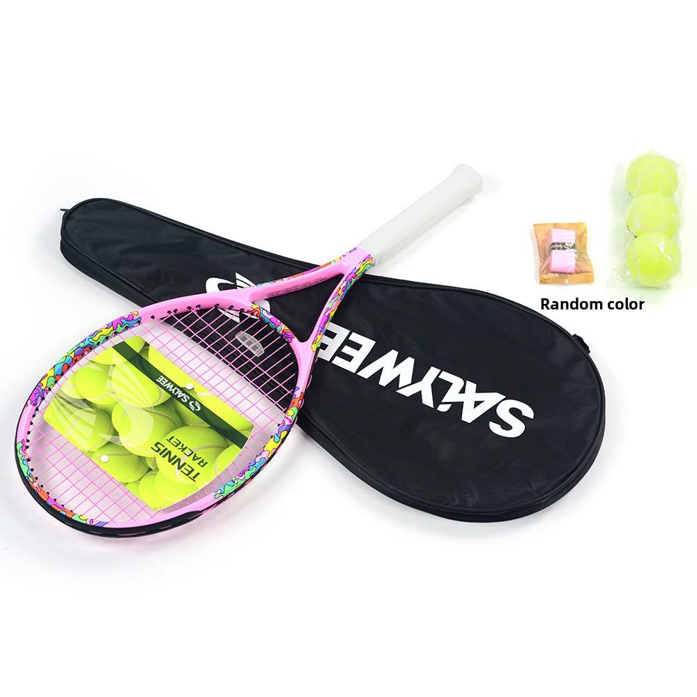 Pink  [send bag & grip tape & 3 tennis]