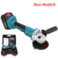 Nouvelle Meuleuse d'Angle Électrique Industrielle Portable Sans Balais, Polisseuse Multifonctionnelle Sans Fil, Machine de Découpe Rechargeable à Déclencheur