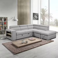 Sofá Cama Seccional Modular Moderno En Forma De L De 5 Plazas Con Almacenamiento Para Sala De Estar Ajustable Venta Al Por Mayor De Proveedor De Vietnam