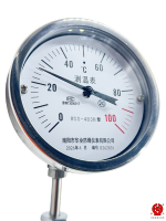 Indicador de Temperatura Bimetálico Industrial con Dial, WSS-483, Termómetro de Acero Inoxidable de Amplio Rango de Lectura
