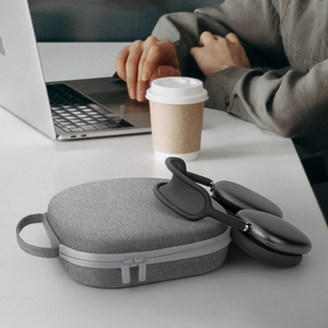 Étui intelligent OEM en PU pour <span class=keywords><strong>AirPods</strong></span> <span class=keywords><strong>Max</strong></span> avec mode veille, protection pratique, transport, organisateur rigide, housse pour écouteurs - Product Image 4