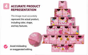 Unique 19 Days <b>Christmas</b> Tree Advent Calendar <b>Box</b> with Drawers Pink Cartoon Print Rigid Paperboard Mystery <b>Box</b> for Wholesale - Product Image 5