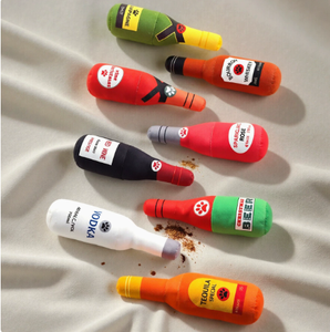 Giocattoli Ecologici per Cani, Resistenti ai Morsi, con Suono e Design Ispirato a Bottiglie di Birra, per la Pulizia dei Denti, Accessori per Animali Domestici - Product Image 4