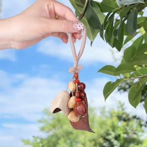 Wholesale Multi Type Handcrafted Fruit Shell Beads Hanging Decor <b>Wind</b> <b>Chime</b> DIY Natural Pendant Kit For Backpack - Product Image 4