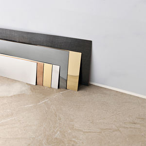 <span class=keywords><strong>Plaque</strong></span> de protection moderne en acier inoxydable pour salon, durable, 4 pouces, auto-adhésive, <span class=keywords><strong>à</strong></span> peler et <span class=keywords><strong>coller</strong></span>, pour plinthe, anti-rayures, garantie 5 ans - Product Image 1