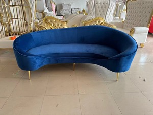 Canapé de scène de mariage moderne personnalisé en cuir PU blanc de luxe, chaise d'événement pour mariés, hôtels, salons, extérieur et chambres à coucher - Product Image 6