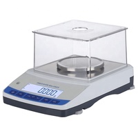 Balance analytique électronique numérique de laboratoire haute précision 100g/200g/300g/510g 1mg, acier inoxydable 304, interface RS232/USB, garantie 1 an