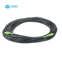 Cordon de brassage fibre optique blindé étanche FTTH 3m duplex OM3 SC/APC LC/UPC FC/ST E2000 MTP MPO Pigtail