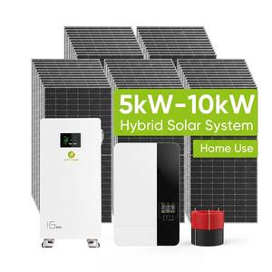 Sunnypower Hybrid Solar Energy System Kit 3Kw 5Kw 8Kw 10Kw All in One for Home Seamless On-grid & Off-grid Switching 20ms Backu - Product Image 1