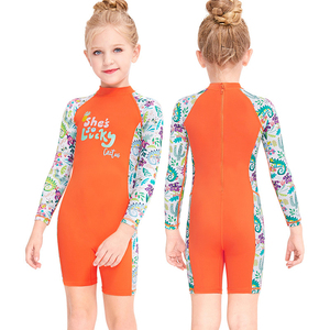 Enfants <span class=keywords><strong>maillot</strong></span> <span class=keywords><strong>de</strong></span> <span class=keywords><strong>bain</strong></span> filles crème solaire une <span class=keywords><strong>pièce</strong></span> plongée peau à manches longues <span class=keywords><strong>Shorty</strong></span> combinaison enfants maillots <span class=keywords><strong>de</strong></span> <span class=keywords><strong>bain</strong></span> séchage rapide maillots <span class=keywords><strong>de</strong></span> <span class=keywords><strong>bain</strong></span> W062 - Product Image 3