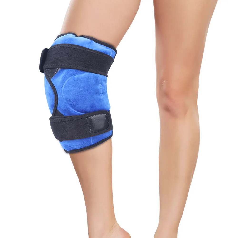 Spor terapi malzemeleri büyük bacak buz paketi Wrap kullanımlık soğuk Compress s terapi jel buz Wrap için bacak, kalça, diz